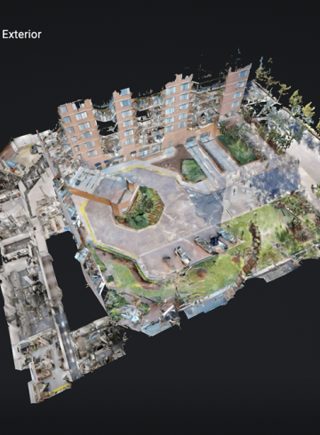 3D Scanning a High-Rise Apartment Complex