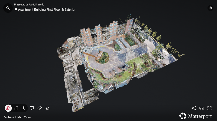 3D Scanning a High-Rise Apartment Complex